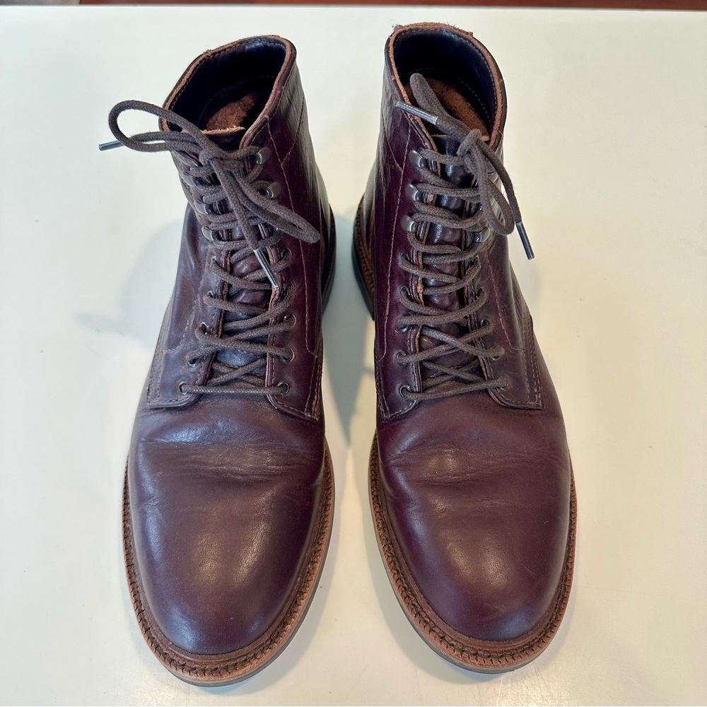 Parkhurst Brown Burgundy Leather Boots